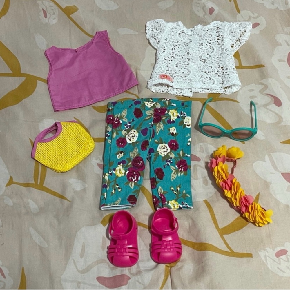 Our Generation Fiesta in Flowers Outfit Complete